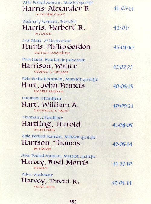 Book of Remembrance Ottawa