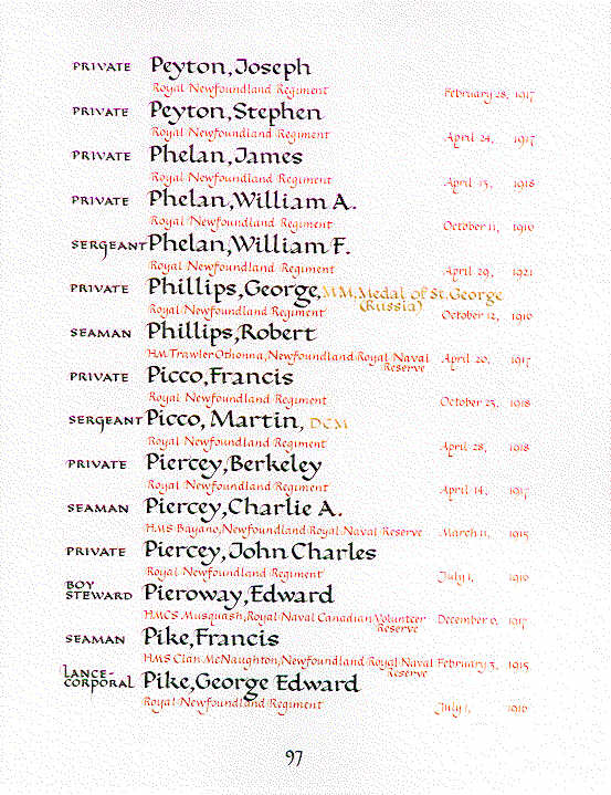 Book of Remembrance Ottawa