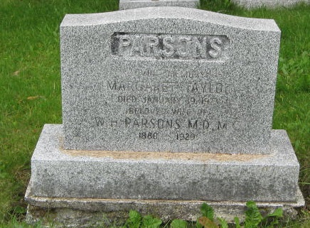 Parsons, William Henry Presbyterian Cemetery Hr. Grace