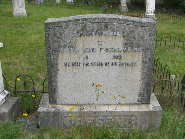 Parsons, William Henry UC Cemetery Hr. Grace