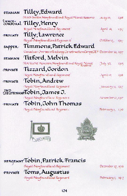 Book of Remembrance Ottawa