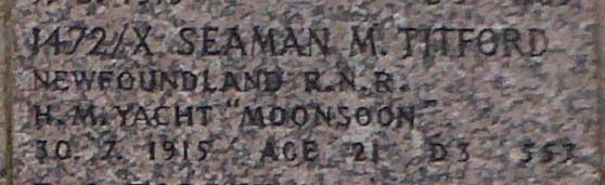 Inscription on Memorial